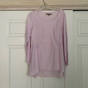 Flax pink P ballerina top/tunic